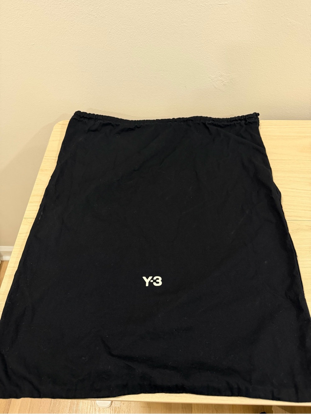 Adidas Y-3 Large Black Dust Bag